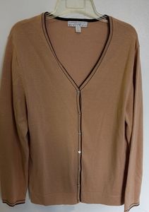 Carolyn Taylor Essentials Brown Cardigan